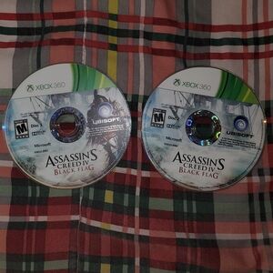5 for $25 | Xbox 360 Assassin's Creed Black Flag 2-Disc Set Ubisoft - UNTESTED